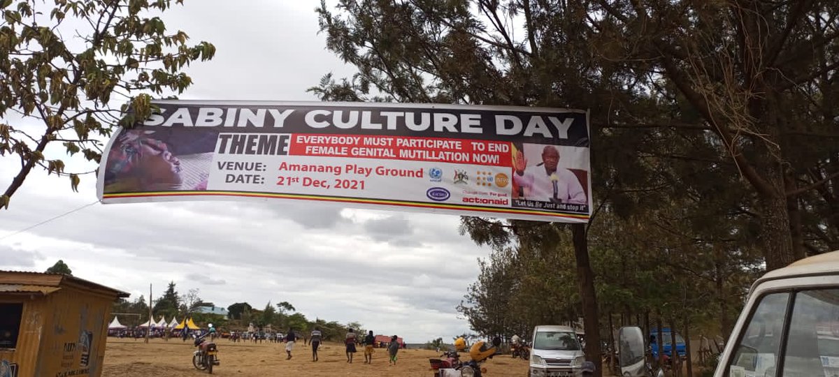 UNFPAUganda's tweet image. Happening: Sabiny culture day celebrations themed: "Everybody Must Participate to End #FGM Now" at Amanang Play Ground, #Bukwo district. Under @GPtoEndFGM,
@UNFPAUganda is working with @actionaiduganda to accelerate abandonment of #FGM &amp;amp; other harmful practices. #LiveYourDreamUG