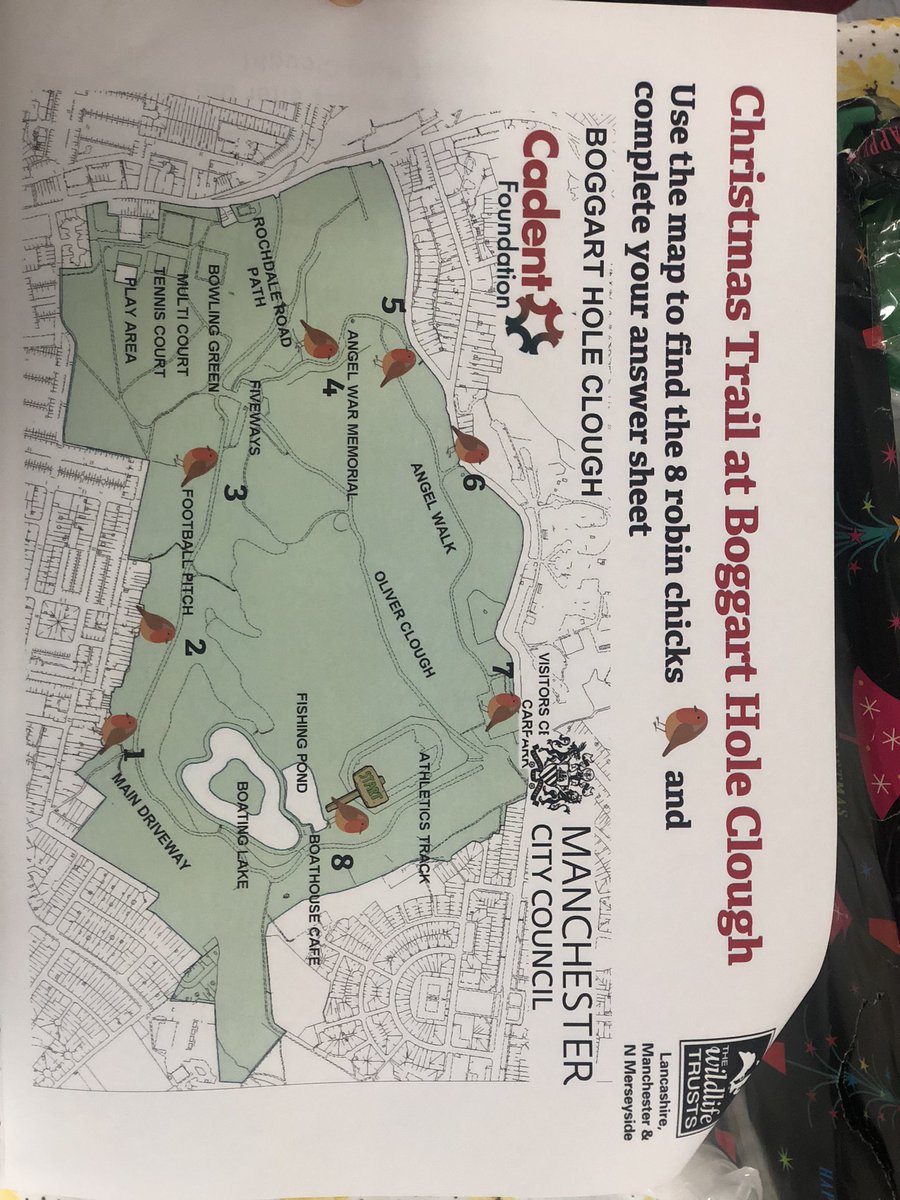 AkanniAlimat's tweet photo. One of the activities today at the #boggartholeclough include the #christmastrail as children get handed a map and try to find the hidden items with names on it whilst completing their sheet https://t.co/KUoJm44Zjz
