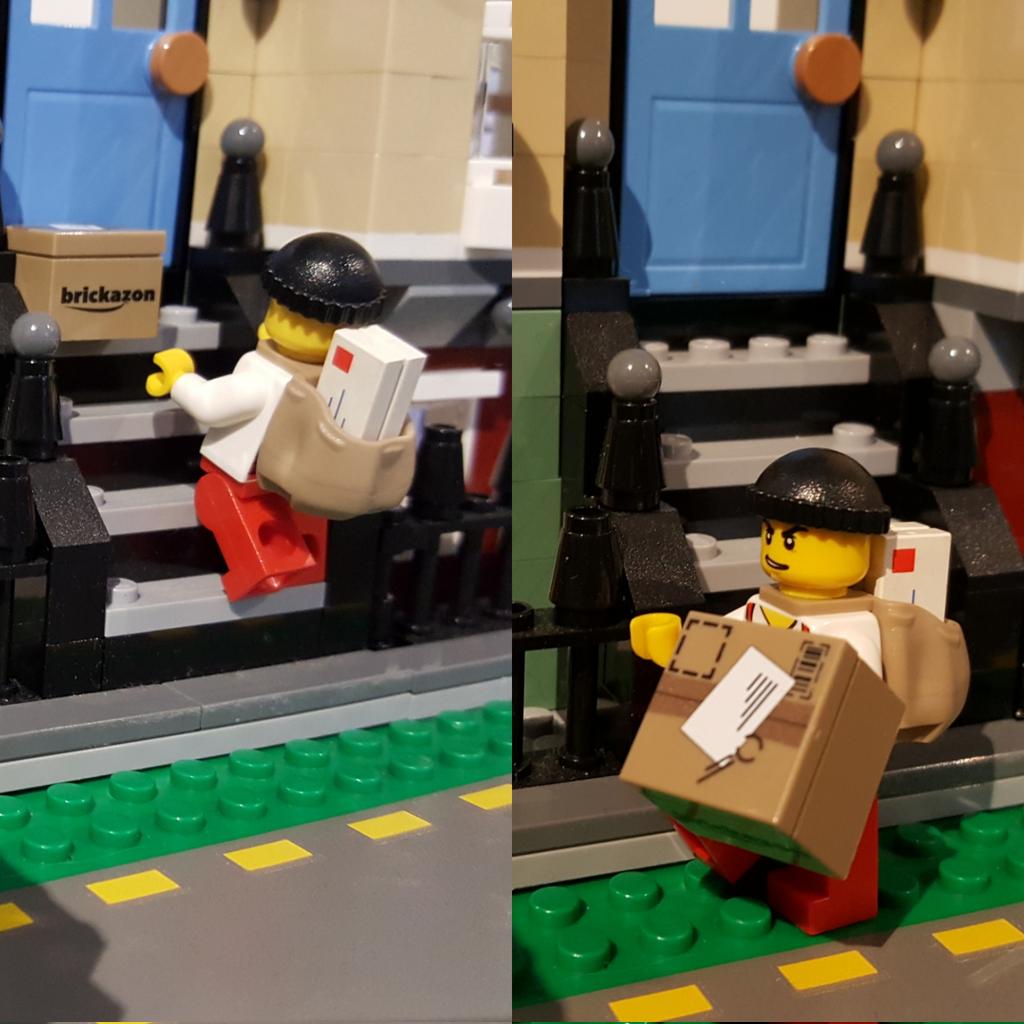 We all know how convenient it is to order #gifts #online and how they are just waiting for us when we get home.
However make sure that you have a #safeplace for your goods to be left so you don't get plundered by the #porchpirates

#festivesafety #legopolice #afolcommunity #afol