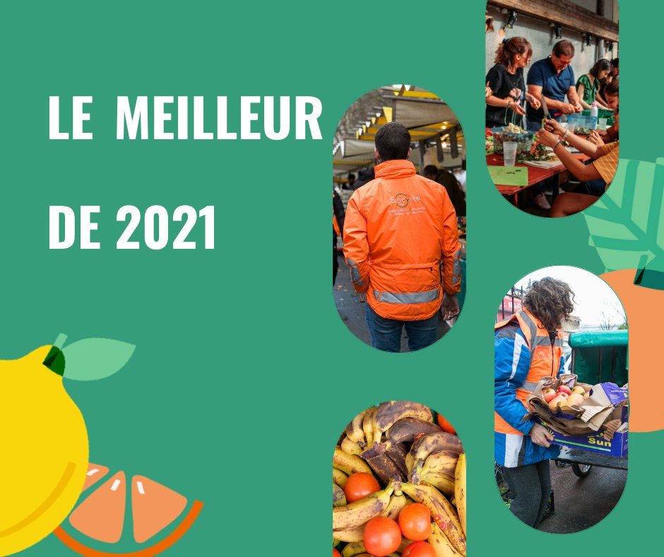 💪 2021 a été une année pleine de projets à fort impact chez Biocycle:  

- 980 collectes effectuées
- 70500kg d'invendus alimentaires collectés
- 50 animations
- 3200 personnes sensibilisées

À vos côtés, nous sommes impatients de découvrir ce que 2022 nous réserve en avenir!
