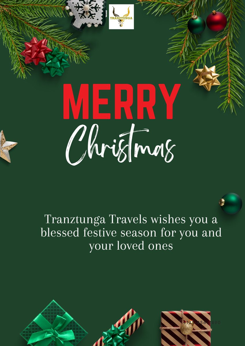 Thank you for your patronage. We wish you a wonderful holiday time.
#HappyHolidays2021 
#holidayseason 
#Tours 
#localtourism
#campingadventures 
#twendewesternkenya