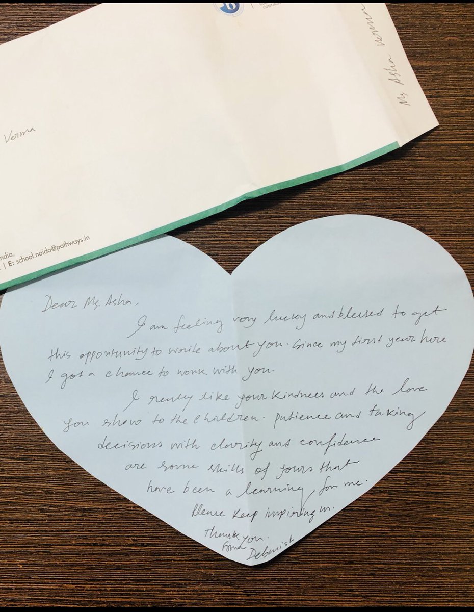 When appreciation &amp; warmth are threads that weave the culture of a workplace, you know you’re blessed .My secret Santa, Mr Debashish’s handmade talisman along with a lovely note …Pathways rocks <a href="/bakshiaarti/">aarti bakshi</a> <a href="/MeenakshiSinga1/">Meenakshi Singal</a> <a href="/shaliniadvani/">Shalini Advani</a> <a href="/sansanananana/">Sana Noor</a>