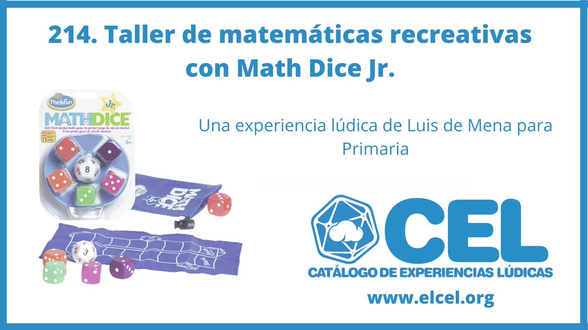 laboratorijocs's tweet photo. Experiencia lúdica #214 de @llume38 👉 Taller de #matemáticas recreativas con #MathDiceJr de
@ThinkFun https://t.co/15FdHaZq4u #ABJ https://t.co/s87qj4st4v