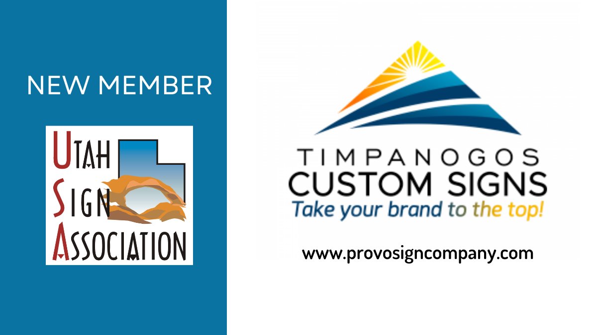 UtahSign's tweet photo. NEW MEMBER — Timpanogos Custom Signs is a full-service sign company located in Provo. They provide outdoor and interior signage, vehicle wraps and graphics, digital printing, and promotional products. Website: https://t.co/BU97IjRVUq https://t.co/EVTVp7AMwe