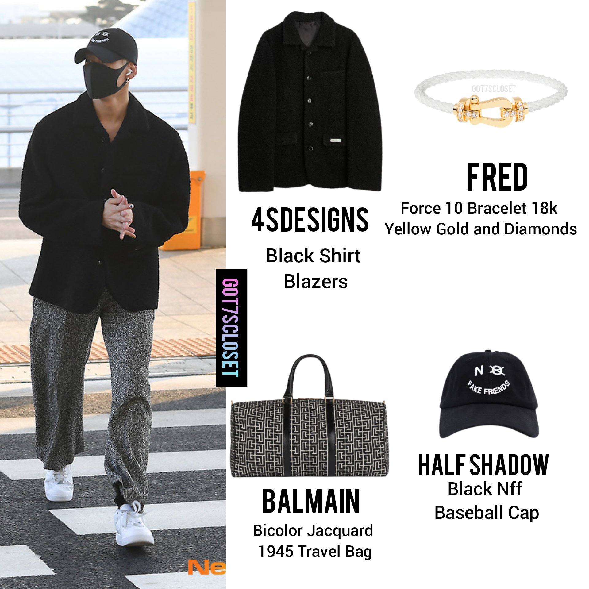 GOT7's fashion (fan account) on X: [220921] Bambam - Elle Men Thailand LOUIS  VUITTON • Multi Patches Mixed Leather Varsity Blouson - $6,250 USD. • Wide  Leg Trousers - $1,370 USD. •