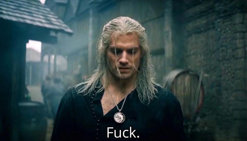TheWitcherMemes's tweet photo. When you binge watch The Witcher in one day then realise you’ll have to wait a whole year for season 3 https://t.co/SAHXJMaLUS