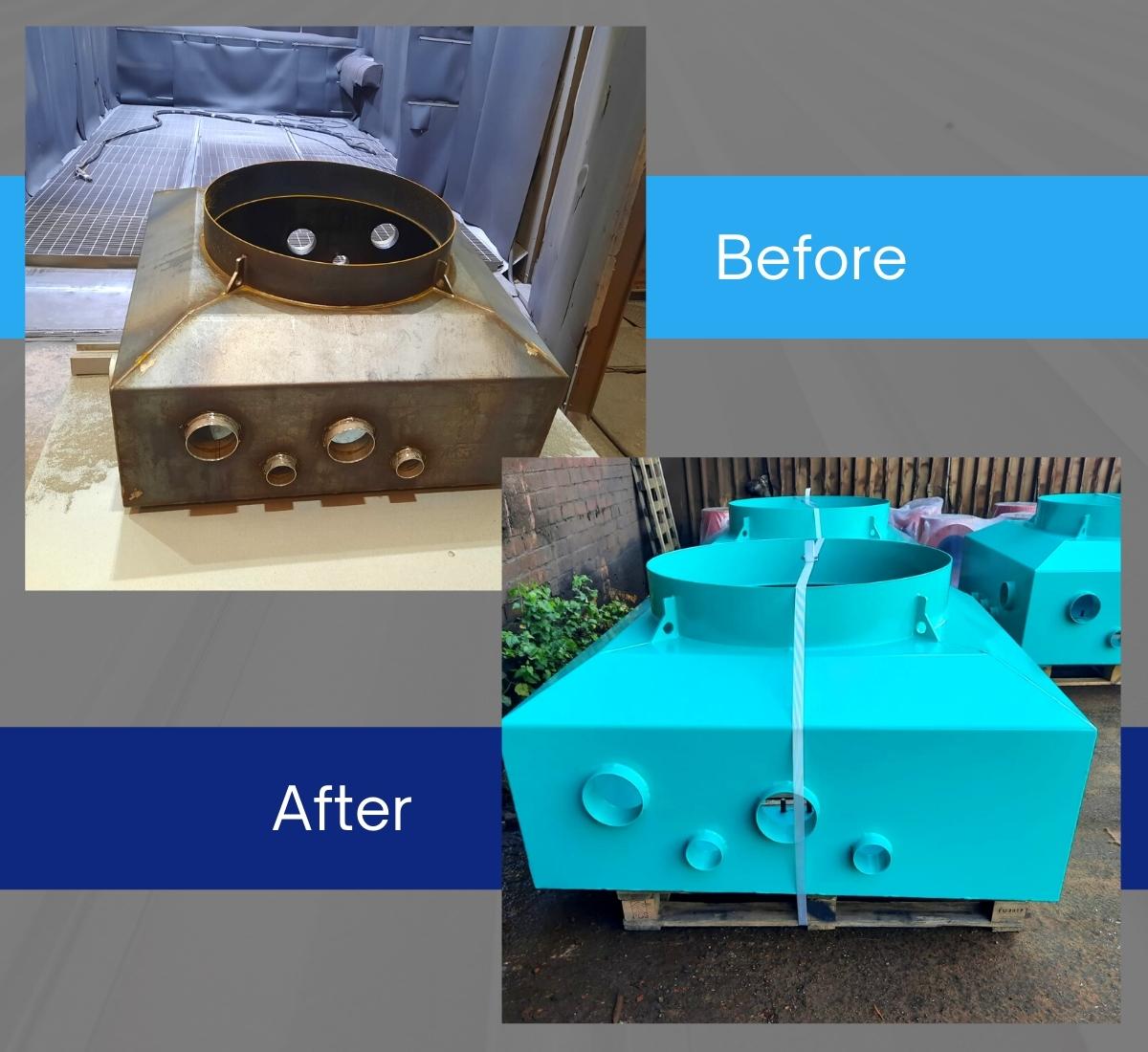 NorthpointLtd's tweet photo. Shot blasting removes any existing coatings, along with any grease, dust and rust, preparing metal parts before applying fresh powder coating solutions. Find out more: https://t.co/LIhNvOvHXy
#shotblasting #powdercoating #fbecoating #ukmfg #ukmanufacturing #shotblastinguk https://t.co/rwIOimhNIs