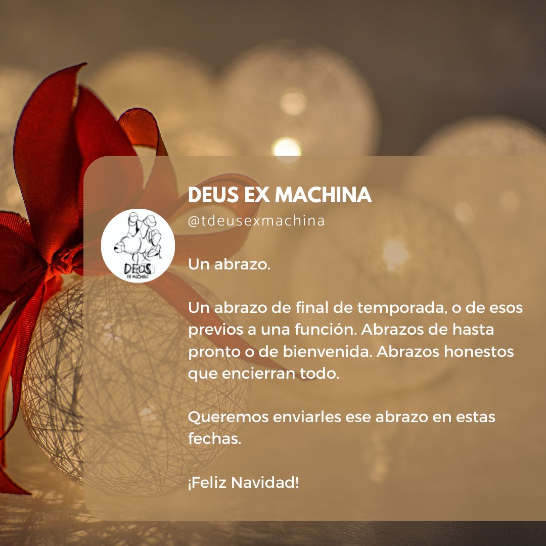 Que estas fechas sirvan para el encuentro y el rescate de lo humano. 

Que la navidad sane nuestras heridas y nos cargue de entusiasmo para seguir adelante.

¡Feliz navidad 2021!