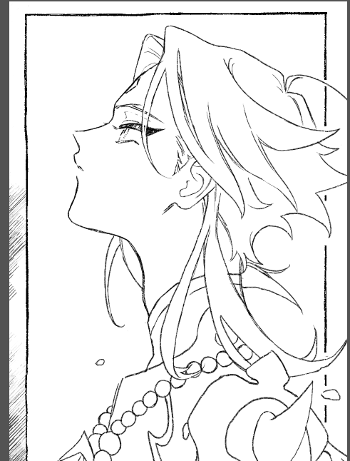 wip
何かあげるもの…と思って……
しょくんの横顔はサビ 