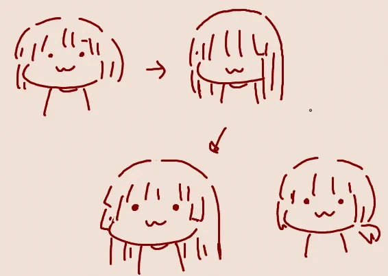 そういえばむすめさん髪伸びてきてて
ちょっと阿賀野姉感出てる。たまに後ろ結ぶとフブキチャン! 