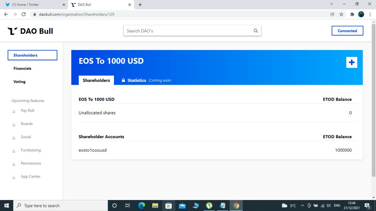 EOSIsDown's tweet photo. I just made my first #DAO on the #EOS Jungletestnet using the @DaoBulls beta

#EOS DAO OF DAO`s

https://t.co/uESa9sbfHx https://t.co/YpMr6MnkDC