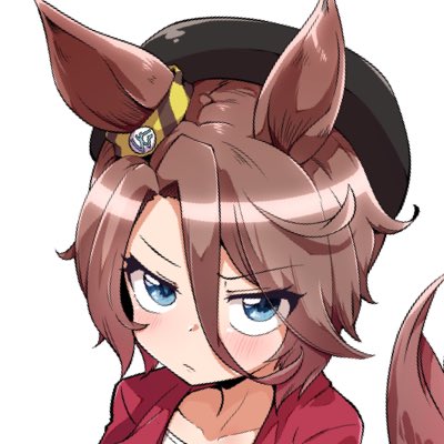 ナリタタイシン(艦これ) 「とりあえず冬コミ終わるまで気分変える

 #新しいプロフィール画像 」|ぼぶのイラスト