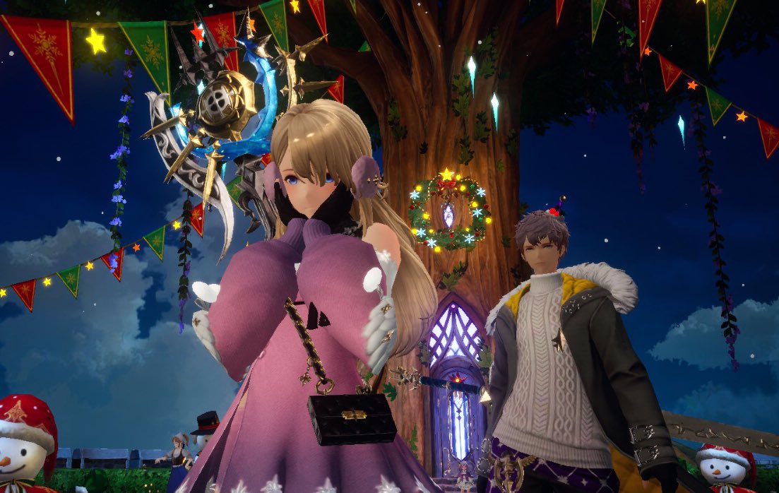 Pink グランサガ 初デート 公式に載ってたやつ グランサガ クリスマス スナグラ T Co W1kt1r97rc Twitter