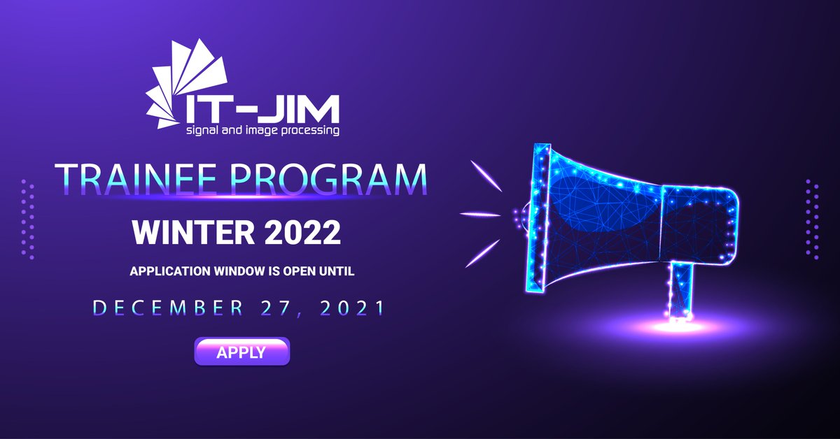 jimitjim's tweet photo. We are calling for trainees! Projects in computer vision, machine learning, deep learning, audio &amp; speech processing, or NLP, anyone? There is only one week left to apply 🔥
Learn more 👉 https://t.co/s300cUzAgS
#itjim #trainee #career #ComputerVision #MachineLearning #AI https://t.co/cBH2toocAz