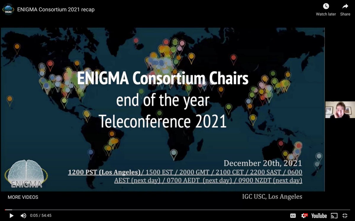 PTenigma's tweet image. And... IT&apos;S A WRAP! ENIGMA&apos;s 2021 Year In Review, and what a year! Take a video tour of ENIGMA&apos;s global neuroscience projects, highlighting this year&apos;s new discoveries in over 30 brain disorders, by scientists in 45+ countries! youtube.com/watch?v=JSi_Fk… PDF drive.google.com/file/d/1aQd5ew…