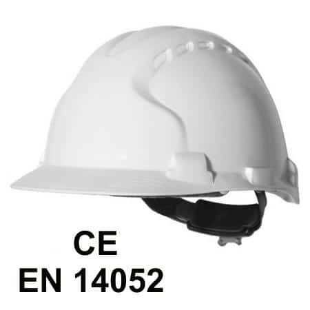 Con la misma normativa para el mismo riesgo, nos quitamos imágenes como esta. 

Personal interviniente con un casco de obra, que cumple normativa de uso industrial, pero no de rescate técnico que es lo que se está realizando.