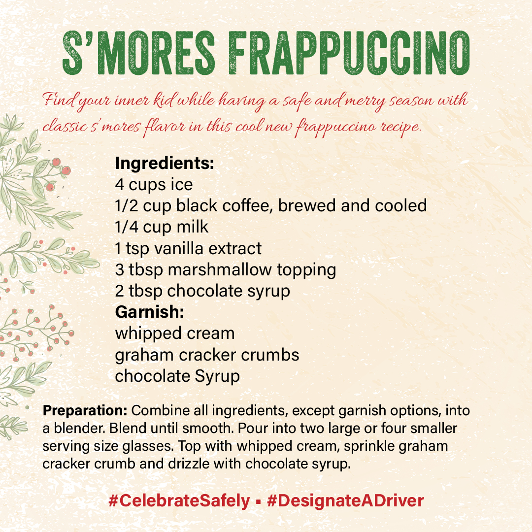 trafficsafetyfl's tweet photo. Sharing some more #mockails and #treats with you from the 24th edition of #RecipesfortheRoad.
https://t.co/Ym3r4Nb12l
#mocktails #holidays #CelebrateSafely #trafficsafetyfl #DesignateADriver #drivesober #dontdrinkanddrive #impaireddriving #trafficsafetyteam https://t.co/rv0kEoppf9