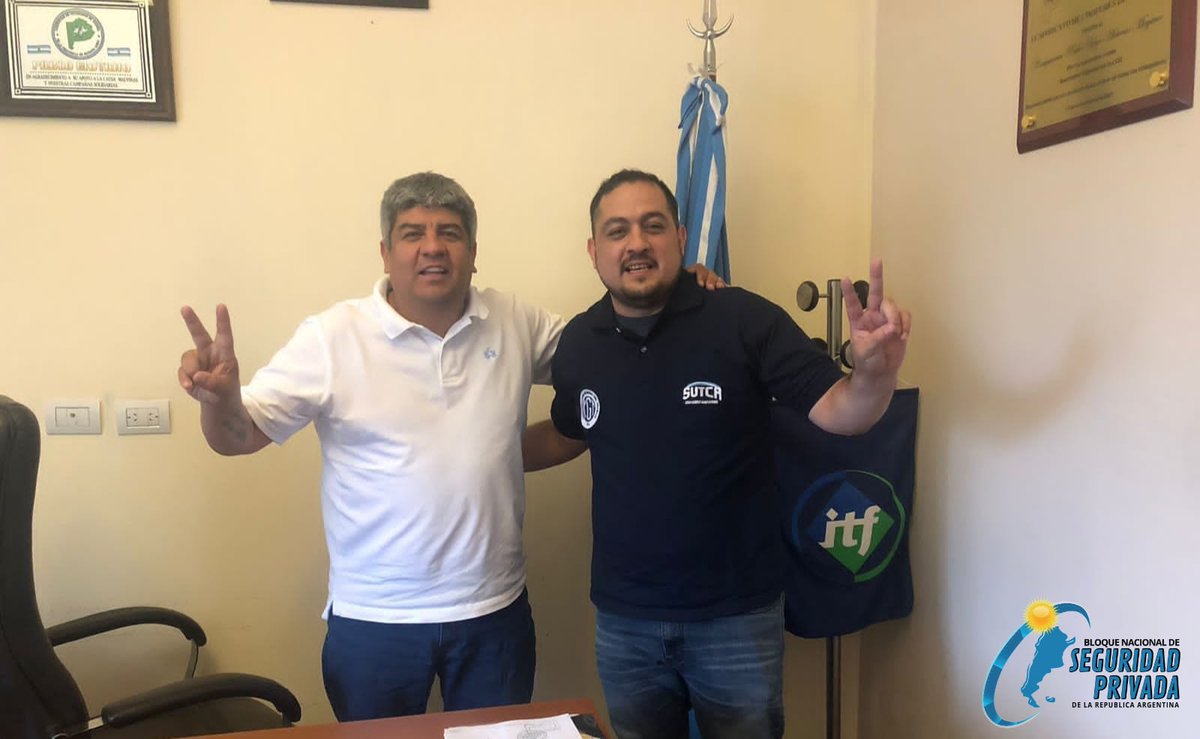 Chris_Lopez_Ok's tweet photo. Reunión con el compañero #SecGral d #CGT @pablomoyano_ok donde pudimos hablar sobre la situación actual d la actividad,el armado nacional del bloque,el trabajo que venimos realizando ,las próximas medidas donde buscamos mejorar la situación d los trabajadores d  #SeguridadPrivada https://t.co/xWkEOpMvxR