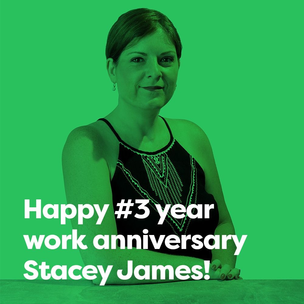 Wishing a very happy 3 year work anniversary to our amazing Account Manager Stacey who offers top-class project management, great client services and brings a lot of laughter and even some show tunes into the office

#YourCreativePartner #creativeagency #surrey #guildford