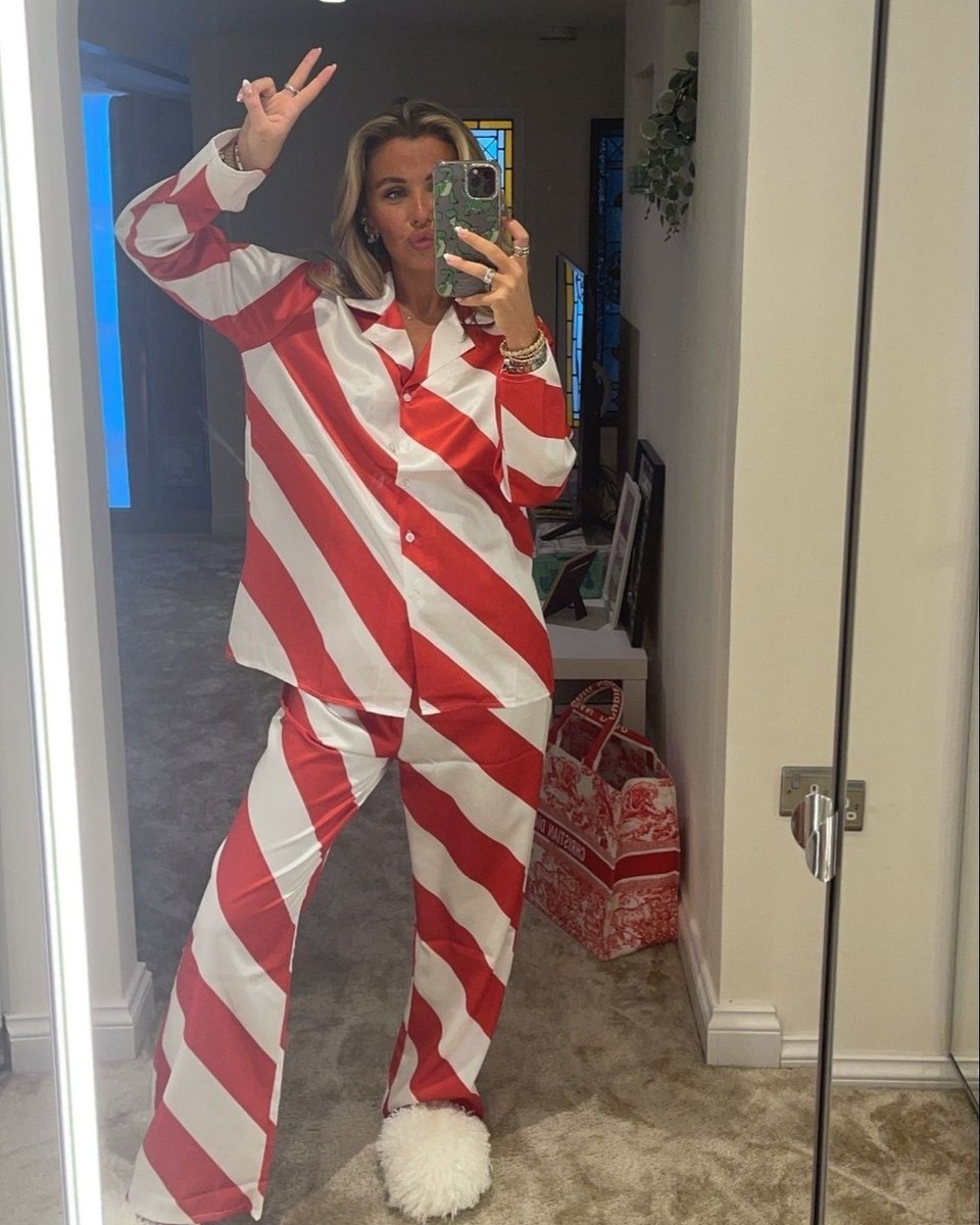 isawitfirst's tweet photo. 🚨RT TO WIN🚨

PJs everyday until Christmas, who's with us? 🙋 

📸 molly.mcfarlane
🔎 Red Satin Candy Cane Pyjama Set
🛒 https://t.co/EiyLSq3Cju

Ends midnight tonight. Must be following @isawitfirst. Winner contacted by DM and will be given a £50 voucher. https://t.co/12KklgqlUR