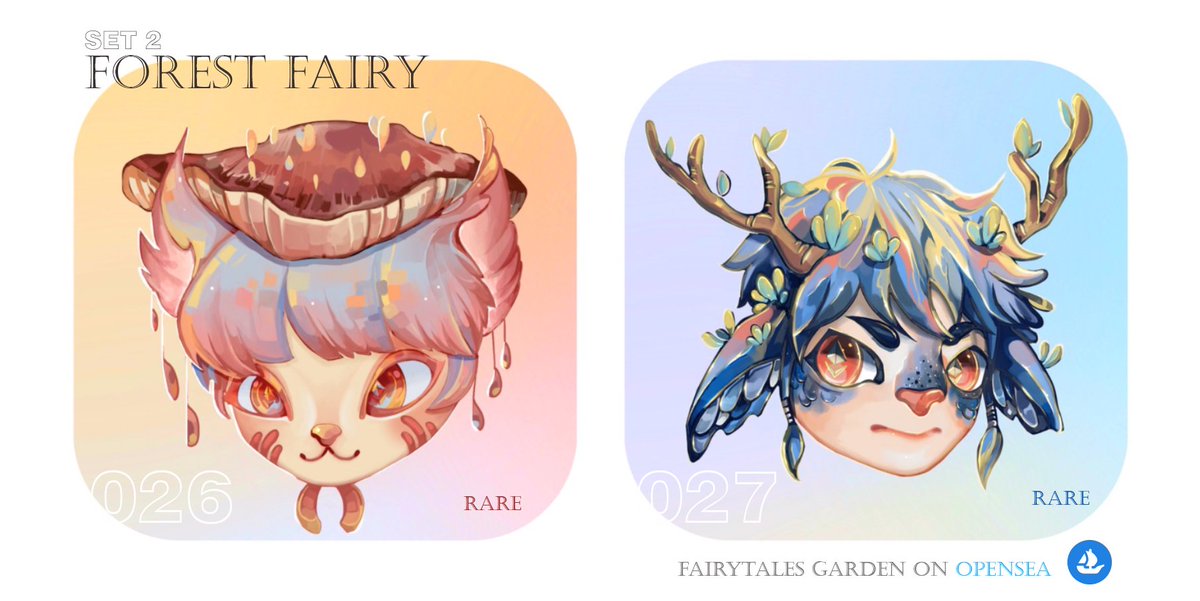 the witch #026 🔮 and the wise man #027 🦉 
let's move to the rain forest !
  
  opensea.io/collection/fai…
🕒drop on Wed Dec 22nd 6.00 pm gmt+7 

#NFT #NFTCommunity #NFTs #nftart #nftcollector #NFTTHAILAND #NFTthai #NFTartist #NFTcollection #NFTcollectibles #OpenSeaNFT #ETH