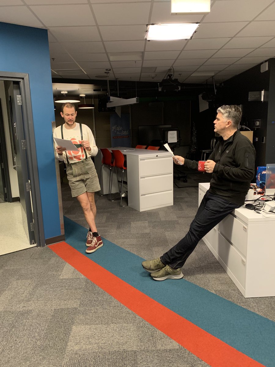 Angela Knight (@angelaknightcbc) on Twitter photo <a href="/PaulOnCBC/">Paul Karchut</a> briefing us on the <a href="/CBCEyeopener/">Calgary Eyeopener</a> lineup this am. Paul has sworn to wear his lederhosen until we hit a million in our <a href="/CBCCalgary/">CBC Calgary</a> <a href="/CalgaryFoodBank/">Calgary Food Bank</a> drive. Help Paul shed his shorts - donate here cbc.ca/feedyyc #cbcfeedsyyc <a href="/PaulOnCBC/">Paul Karchut</a> briefing us on the <a href="/CBCEyeopener/">Calgary Eyeopener</a> lineup this am. Paul has sworn to wear his lederhosen until we hit a million in our <a href="/CBCCalgary/">CBC Calgary</a> <a href="/CalgaryFoodBank/">Calgary Food Bank</a> drive. Help Paul shed his shorts - donate here cbc.ca/feedyyc #cbcfeedsyyc