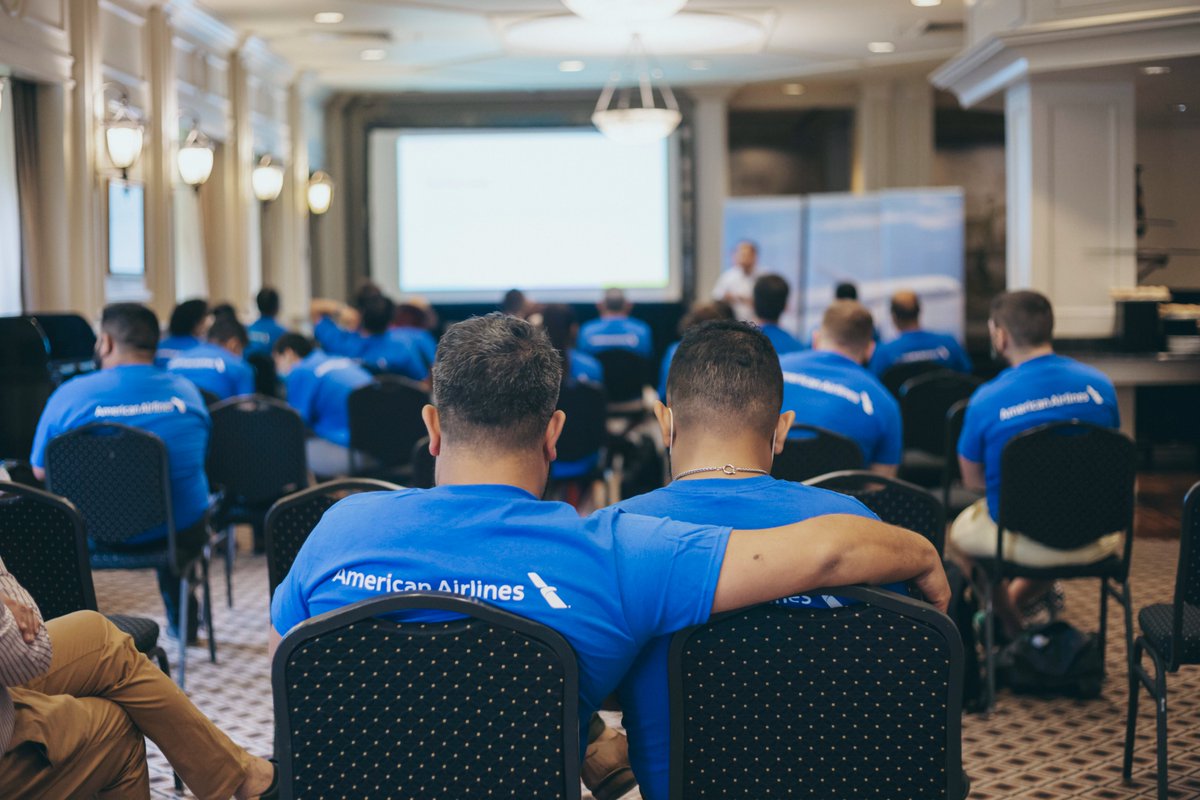 Despedimos el año con una hermosa jornada junto a <a href="/americanair/">americanair</a> y una charla de la organización <a href="/transargentinxs/">Fundación Trans Argentinxs 🏳️‍⚧️</a>, dedicada a acompañar las infancias y juventudes Trans-nb. 🌈✈✨
.
Nuestro lema “True Hospitality for Good”
BE YOURSELF + BE OPEN + BE PROUD