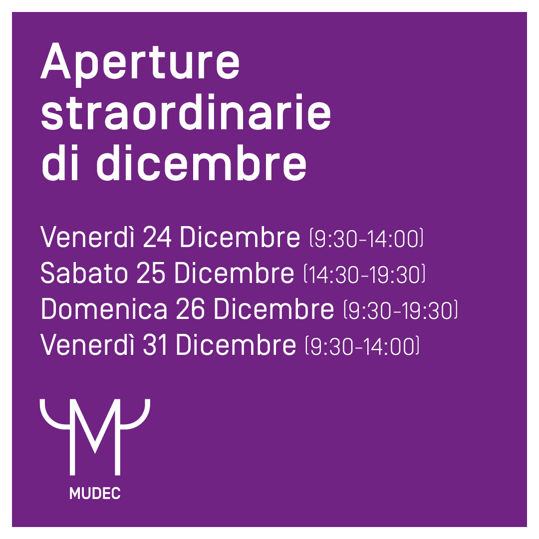 culturamilano's tweet photo. Il @MudecMi non va in vacanza e vi aspetta anche nei giorni di festa. Da vedere la straordinaria collezione permanente e le mostre #Disney, #PietMondrian e #TvBoy. #artemilano #mudecmi https://t.co/OCHjGuPg3c