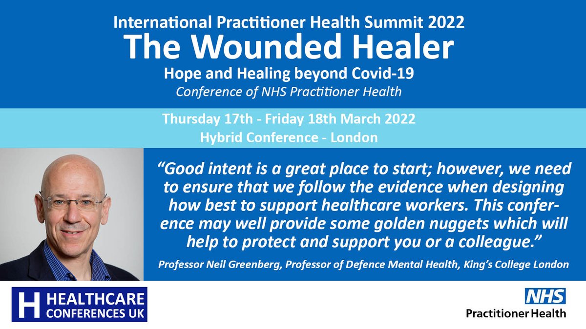 HCUK_Clare's tweet photo. Join #woundedhealer22 to improve the way you think of your own health and well being
@ProfNGreenberg @claregerada @lucyjwarner @NHSPracHealth @nhsgphealth @doctorsdistress @anna_soubry @Docsupportnet  @TheCameronFund 

https://t.co/8iWPf6Lwnp https://t.co/Rt3IAFtKby