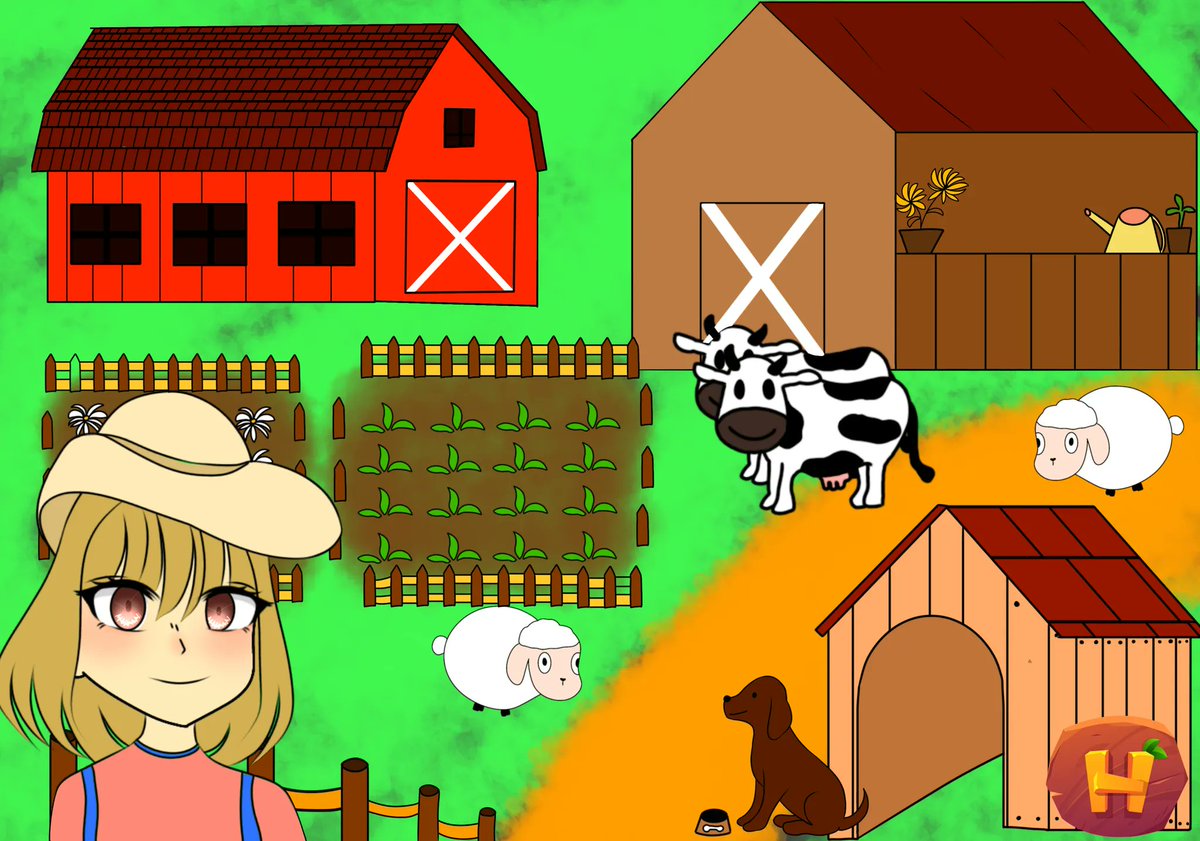 Pen2x1's tweet photo. Beauty Farm #DesignYourOwnFarm $HPL #HappyLand

Farming does not need to be all muddy and stinky. We can make a farm beautiful with proper care. 

Let's join this contest
@LuckyEyaRiego @Franz76020909
@nomynomy01 https://t.co/IaH0jipdQd