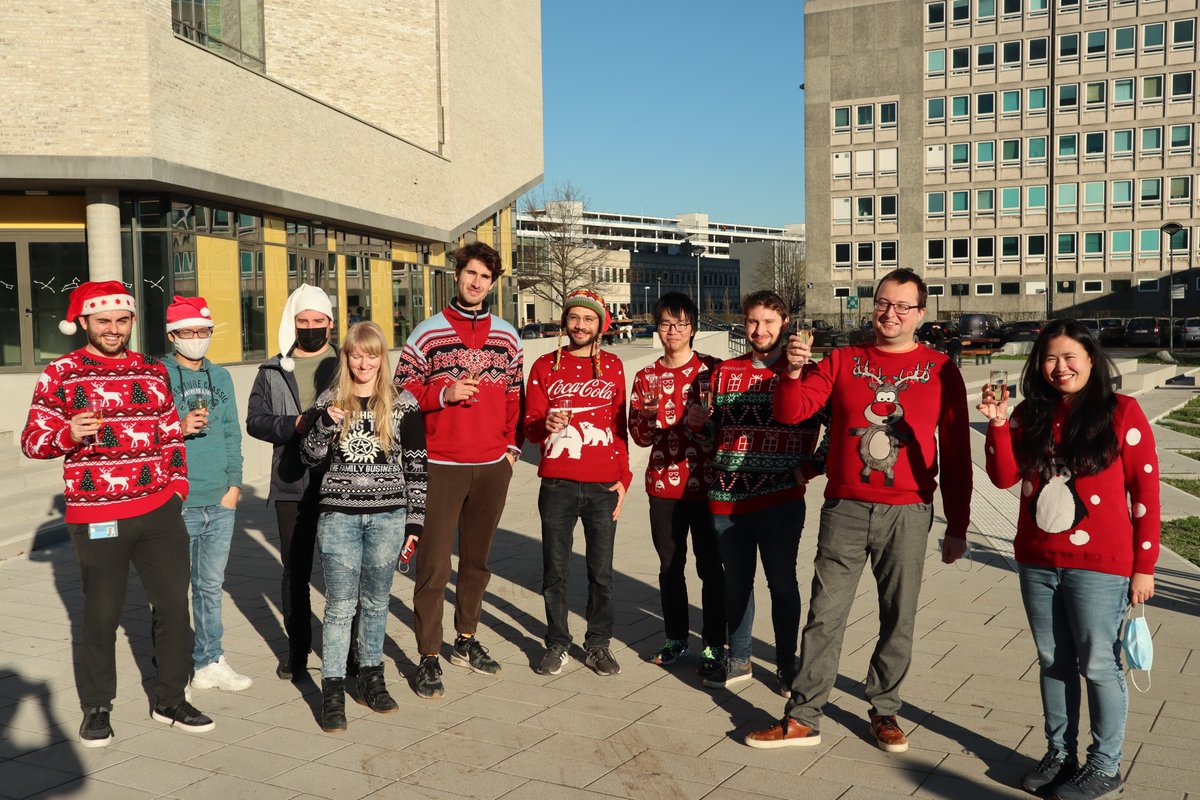 Laboratory of biomolecular modelling and design (@kullbmd) on Twitter photo Happy holidays. The end of 2021 at our lab. It was a pretty good year (given circumstances). We acquired 4 grants, first 2 phds graduated, published 7 papers and 8 more through collaborations. Thank you all for making it happen and hopefully 2022 is even better! <a href="/KULeuvenChemie/">KULeuvenChemie</a> Happy holidays. The end of 2021 at our lab. It was a pretty good year (given circumstances). We acquired 4 grants, first 2 phds graduated, published 7 papers and 8 more through collaborations. Thank you all for making it happen and hopefully 2022 is even better! <a href="/KULeuvenChemie/">KULeuvenChemie</a>