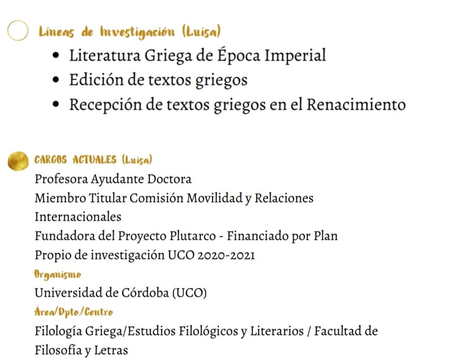 UCOGriego's tweet photo. Luisa Lesage Gárriga.
UCO (Universidad de Córdoba).
Profesora Ayudante Doctora.
Del departamento de Estudios Filológicos y Literarios.

Aquí podéis encontrar un poco más sobre ella y sus proyectos. https://t.co/3YJ0QkTEYB