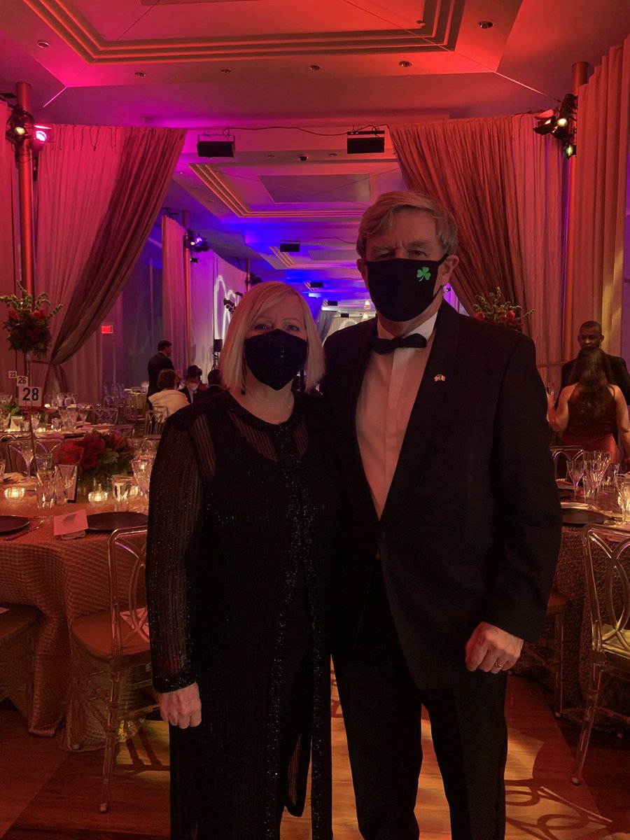 DanMulhall's tweet photo. And @KerrygoldUSA was on every table. Prime Irish beef was served as the main course @Bordbia. Greta and I were there too as Honorary Patrons of the @ChoralArtsDC annual Christmas concert &amp; gala. https://t.co/dj2HpO9odh