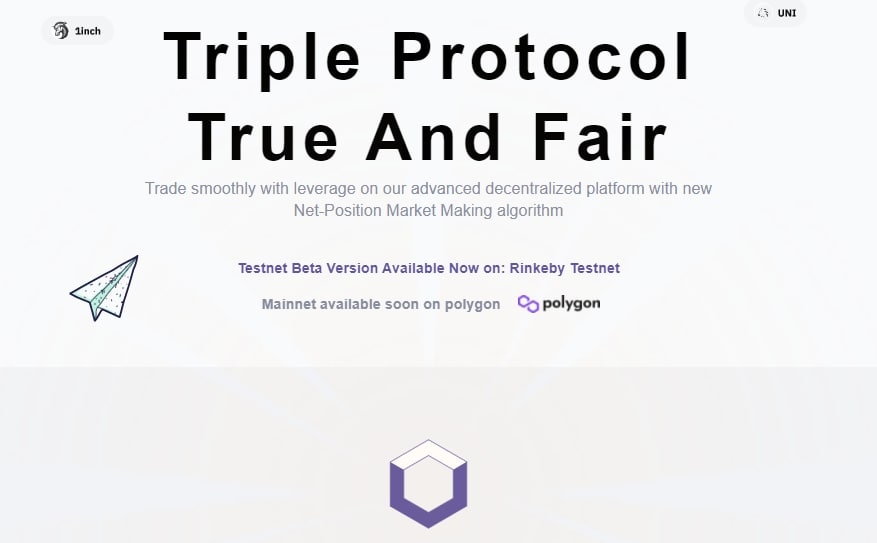🚀A new derivative DEX @Triplefinance will be launching on <a href="/0xPolygon/">Polygon | POL</a>

🔆10x Leverage
🔆Permissionless Pool Creation
🔆Lower Slippage

🔽INFO
triple.fi
#PolygonSpace #Polygon