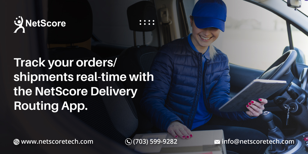 NetScoreTech's tweet image. With NetScore #DeliveryRouting Software, get a real-time dashboard that allows you to track the progress of your delivery team and updates the #delivery status in order and invoice records automatically.  
Visit: bit.ly/3yNZCeb
#NetScoredeliveryrouting