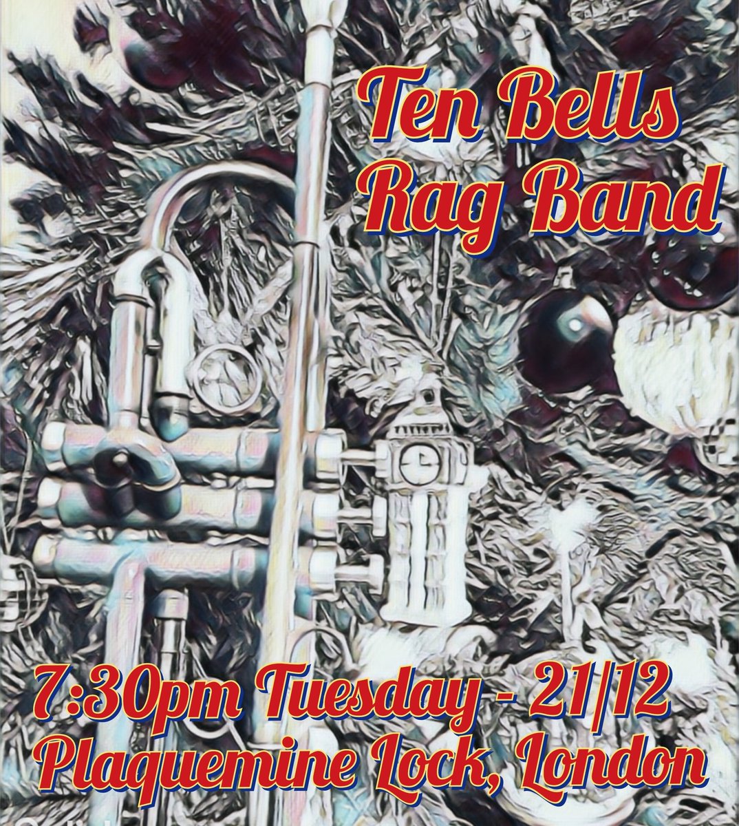 Part II of our Crescent City Christmas tonight at <a href="/plaqueminelock/">Plaquemine Lock</a> . Great little crowd last night at <a href="/QuecumBar/">Le QuecumBar</a> to see Part I, so we expect a fine north London turnout. Come down and get some Jolly to complement your Holly, Louisiana style.

#london #islington #livemusic