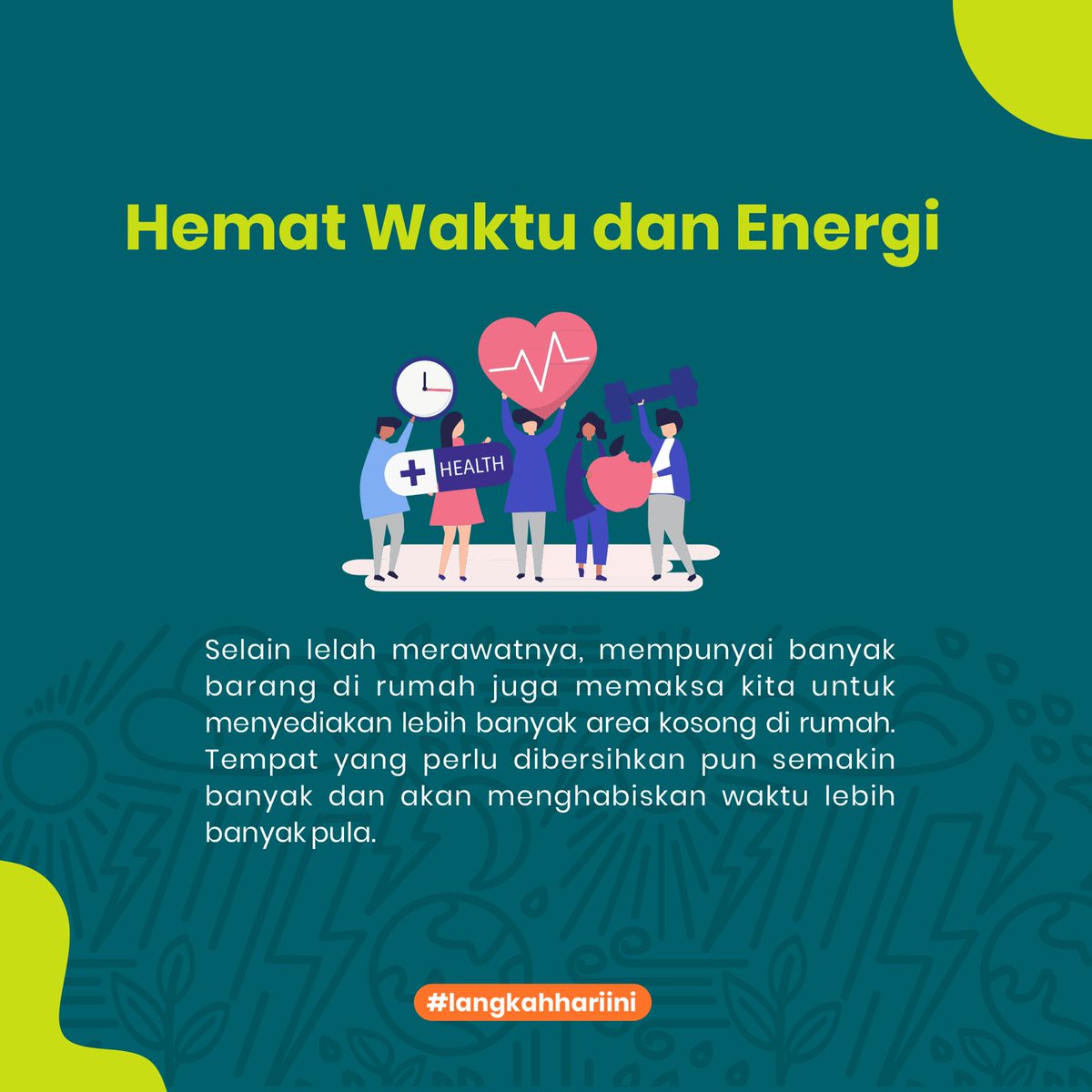 ngertiiklim's tweet photo. Kalau nemuin baju atau barang lama, jangan langsung dibuang ya! Bisa di kreasikan jadi lebih menarik, untuk accesories atau hiasan dirumah. Sampah tidak menumpuk, koleksi barang unik yang bermanfaat kamu bertambah deh.

#ngertiiklim
#langkahhariini
#decluttering https://t.co/H2A9DGsxd6