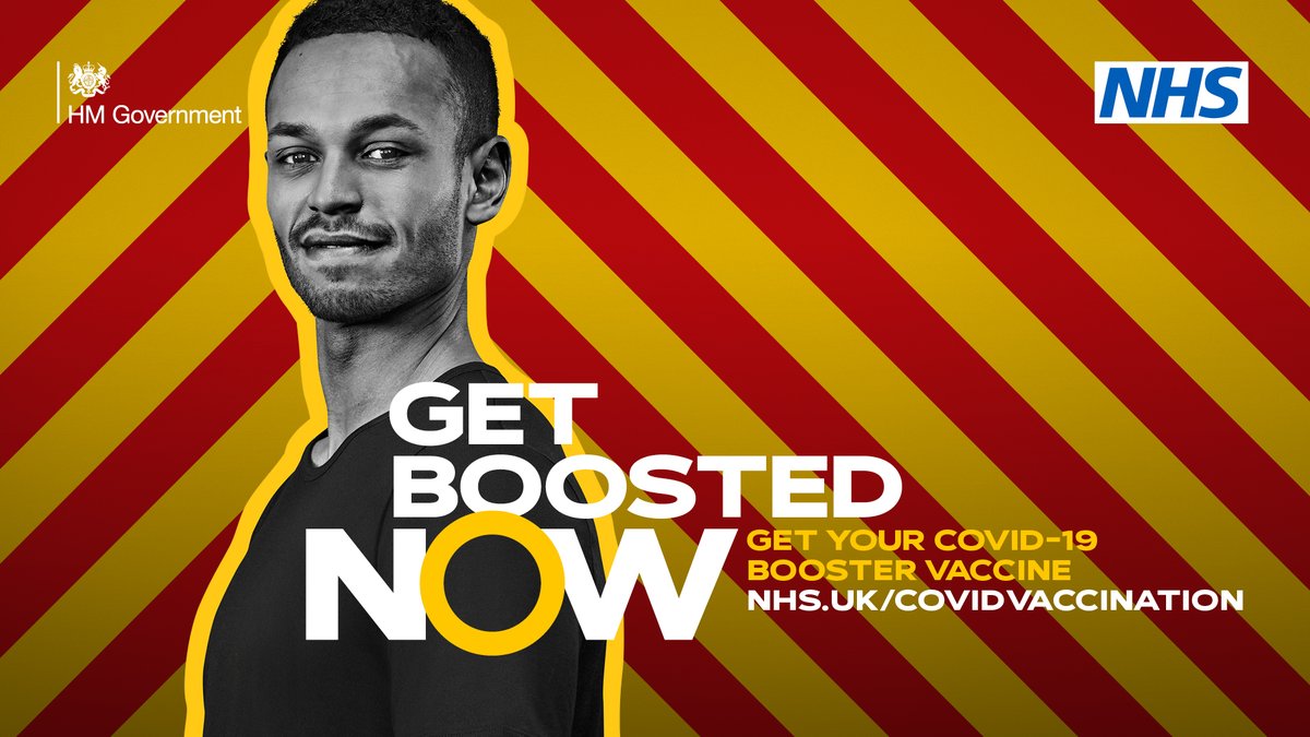 All adults can now book their COVID-19 booster.

If you're 18 or over and had your second dose over 2 months ago, book now at nhs.uk/covid-booster.
