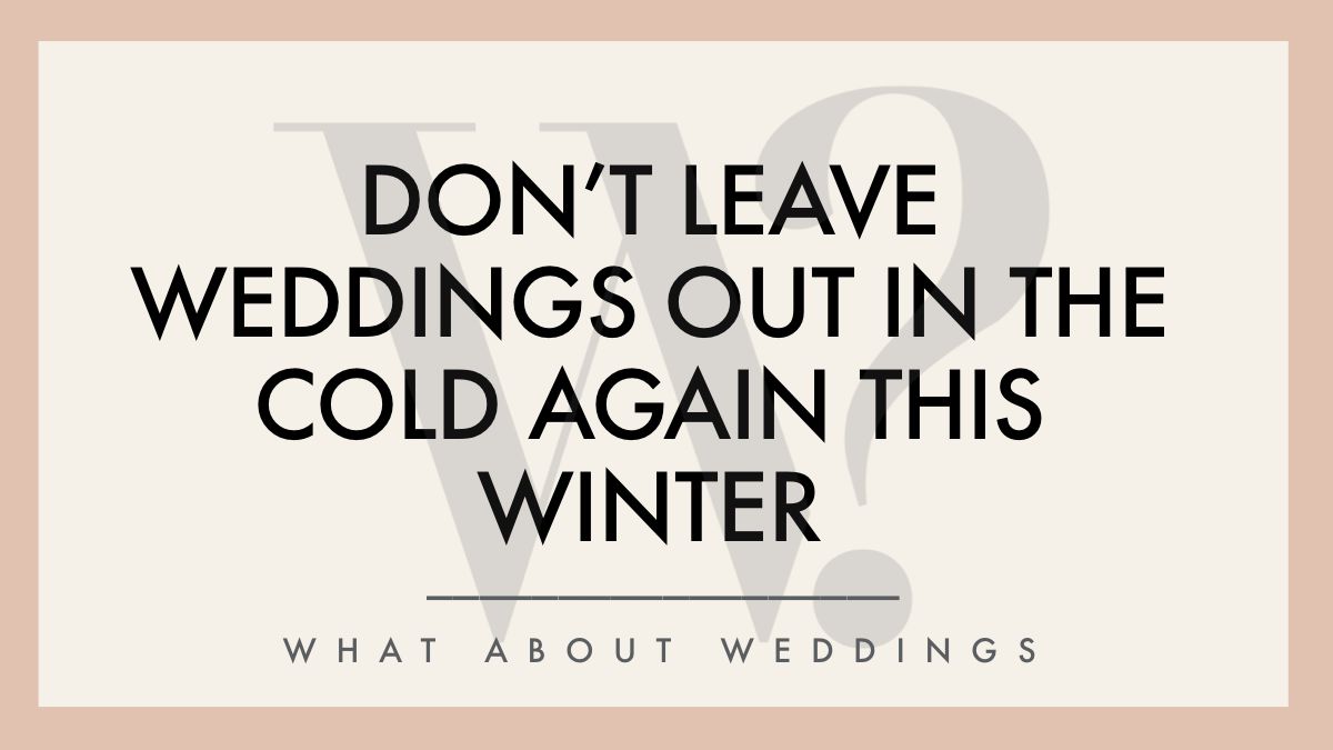 This is not the winter the wedding industry wanted and it's certainly not the one we needed. Whilst it's heartening to see <a href="/RishiSunak/">Rishi Sunak</a> announce some support for the hospitality sector, 400,000 wedding workers have yet again been left out in the cold 🧵#whataboutweddings