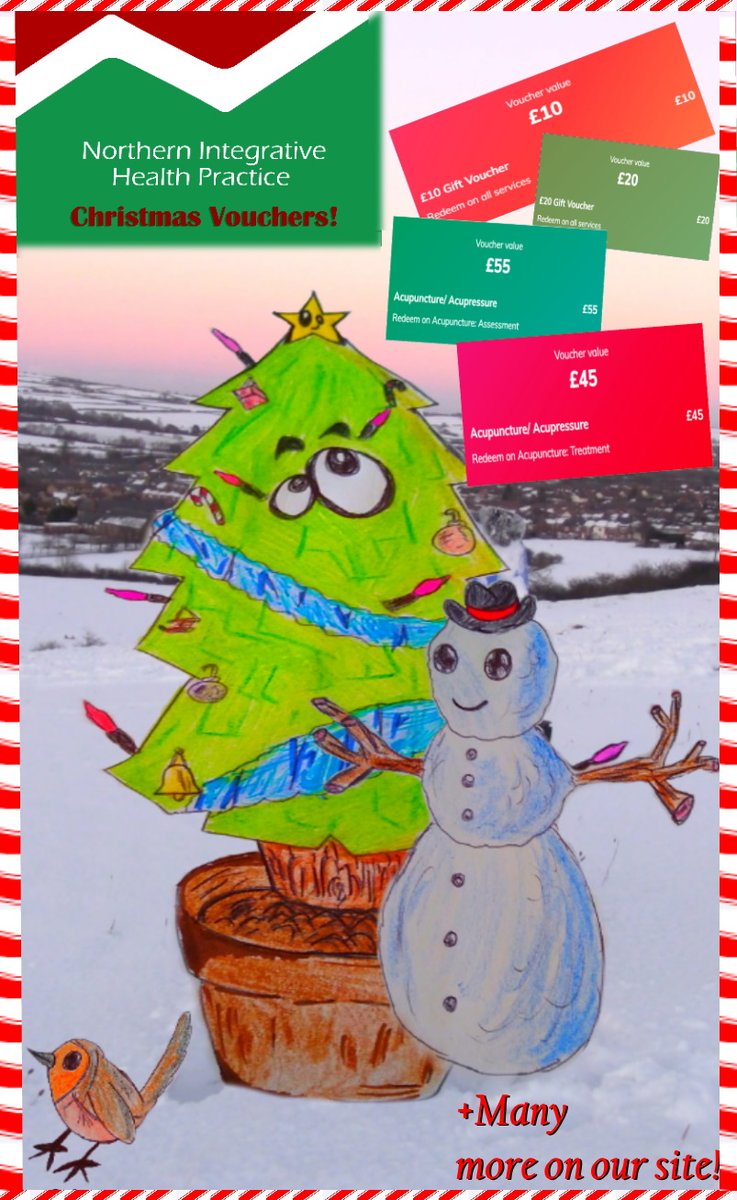 It's not too late to get friends &amp; family a truly useful and helpful Christmas gift... order an e-voucher online at any time, day or night! healthnorth.co.uk/gift-vouchers

Artwork by Jakob Vallente-Dunn