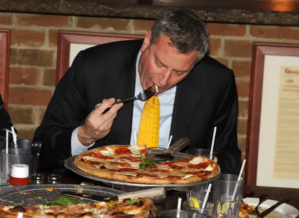 IvanTheK's tweet photo. 10 more days of this guy as mayor of NYC, where we don't eat pizza with a knife and fork. https://t.co/ZhjWH68gGA