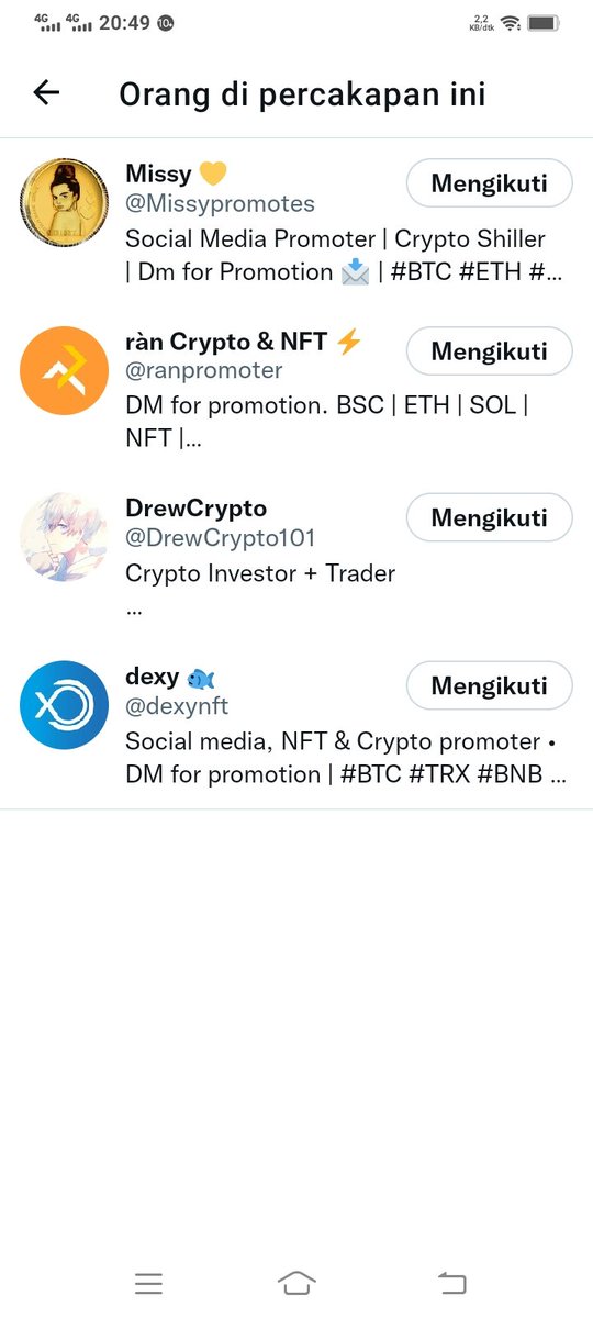 awalwinr's tweet photo. @Missypromotes @DrewCrypto101 @ranpromoter @dexynft https://t.co/Kum9lntaCa