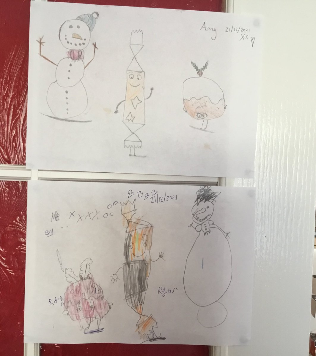 Arsenalbabe19's tweet photo. Some Christmas drawings with @RobBiddulph https://t.co/PvftwosWuC
