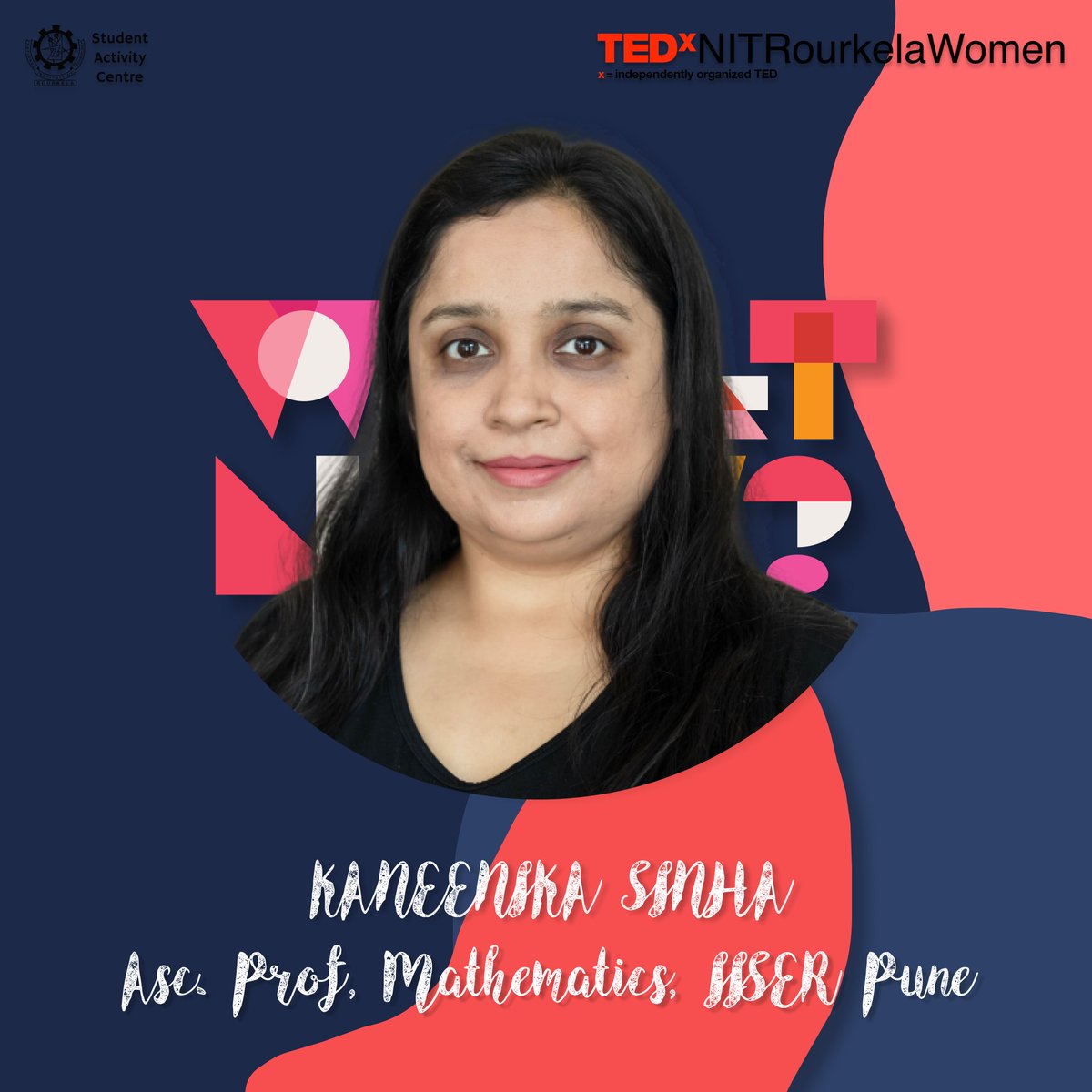tedxnitr's tweet photo. #TEDxNITRourkela is all geared up to introduce its featured speaker, Dr. Kaneenika Sinha, an inspiring woman in the field of mathematics. A great motivator, achiever, and tireless worker, she will wow us with her talks.

#TEDTalks #TEDxNITRourkelaWomen #TEDxNITRourkela https://t.co/nmPilhulmR
