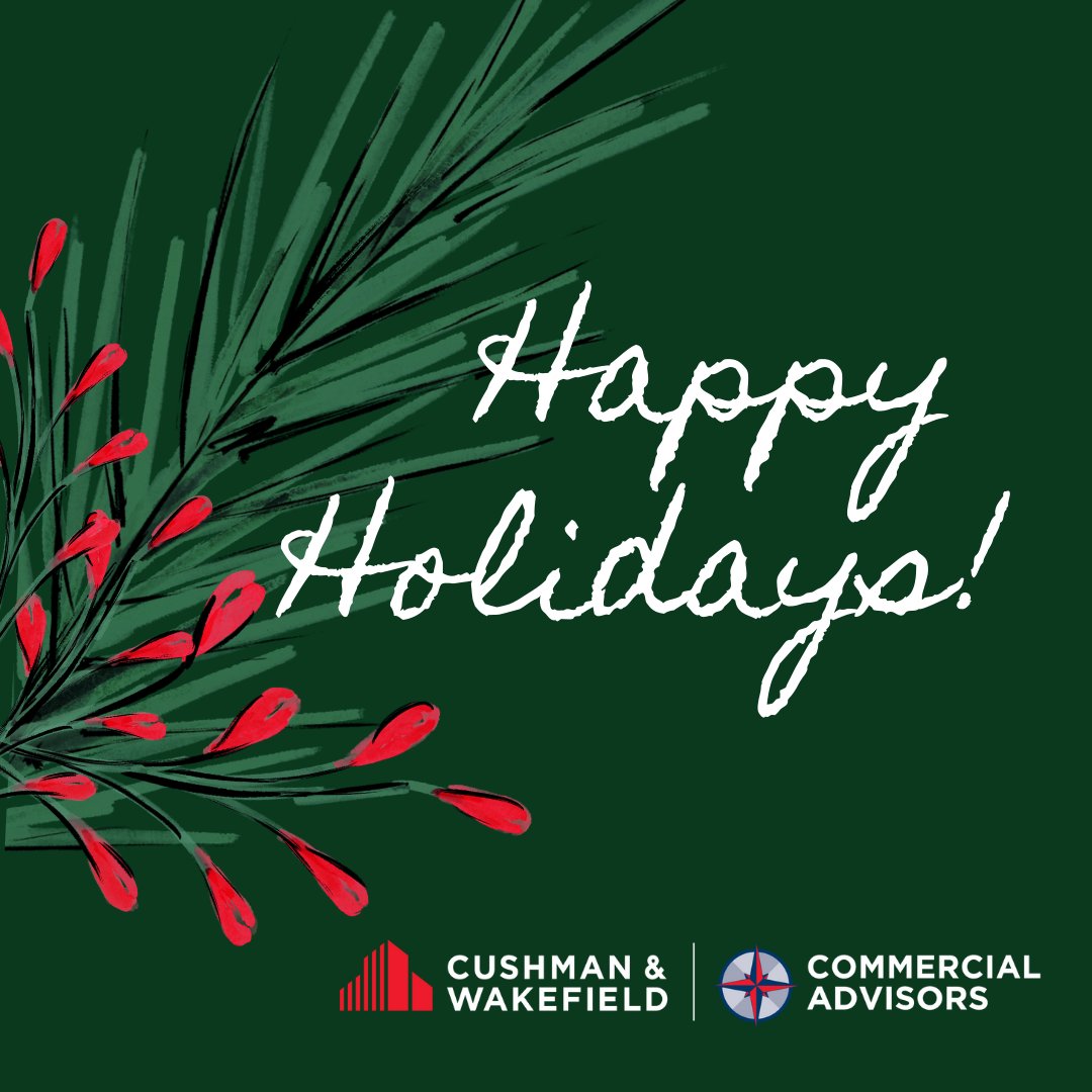 Wishing you and your loved ones a very happy holiday season from the team at Commercial Advisors!
