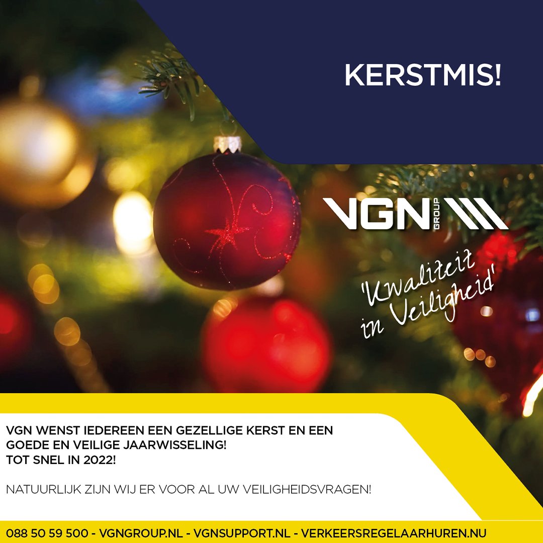 Ondanks dat we weer in lockdown zitten wenst VGN iedereen een gezellig #kerstfeest en een gelukkig nieuwjaar! Stay safe en tot snel in 2022!

#eventbeveiliging #evenementenbeveiliging #kwaliteitinveiligheid #vgngroup #beveiliging #manageyourrisk #veiligheid #kwaliteitinveiligheid