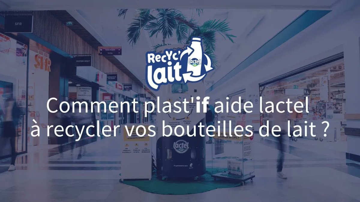 Mais que peut-on faire avec des bouteilles de lait ? La réponse en image ! 🎥
Découvrez l'opération Recyc'lait par Lactel France. Grâce à la machine zero.w de plast'if : 100% des bouteilles ont pu être recyclées en jouets pour  "Les Blouses Roses"
buff.ly/30uOGVR