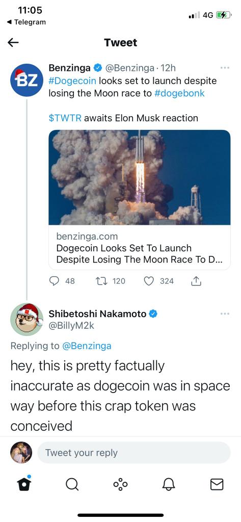 How quickly the wise fall.bsee your post from just 4 days ago. Why so much hate on #DogeBonk <a href="/BillyM2k/">Shibetoshi Nakamoto</a>? We already said #SorryElon, must we #PrayForBilly too? P.s. I don't think you're insufferable UwU xxxx