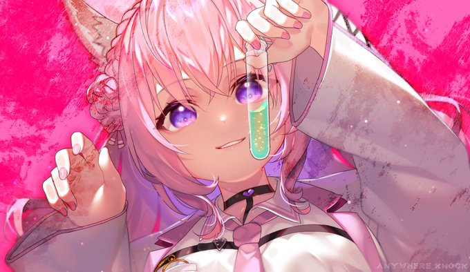 「ピンク髪 試験管」のTwitter画像/イラスト(古い順)