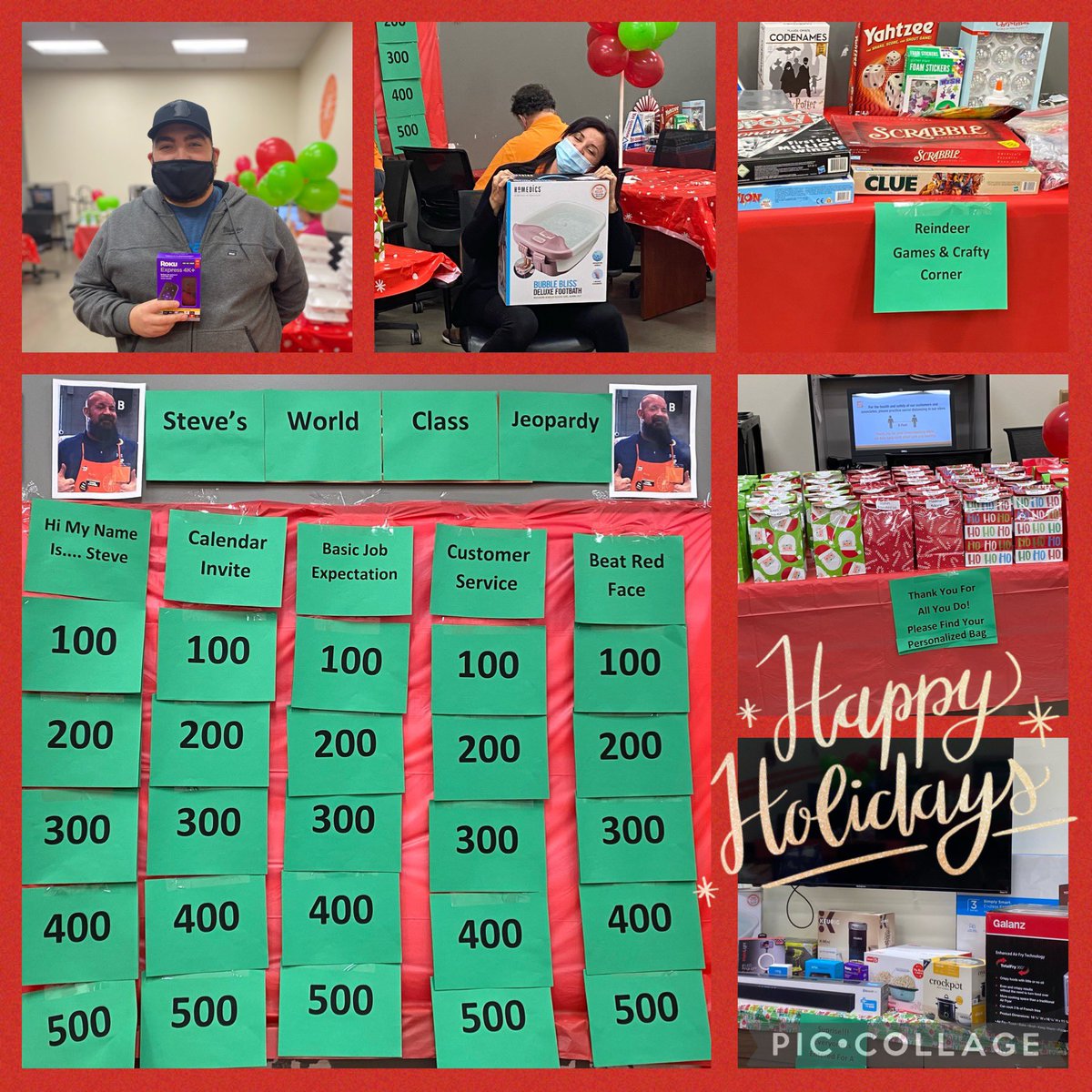 Colleen Michael (@colleen7817) on Twitter photo Happy Holidays from 2744! Lots of food, prizes, games and happy faces ❤️❤️ So thankful we were able to celebrate the Holiday with the team! Thank you <a href="/WaytKimberly/">Kimberly Wayt</a> for helping putting this all together! <a href="/2744Homedepot/">HomeDepot#2744</a> <a href="/medegraa/">Mike Dutch DeGraaf</a> <a href="/JulieGiattino/">Julie Giattino</a> <a href="/rgails/">Ryan Gailey</a> Happy Holidays from 2744! Lots of food, prizes, games and happy faces ❤️❤️ So thankful we were able to celebrate the Holiday with the team! Thank you <a href="/WaytKimberly/">Kimberly Wayt</a> for helping putting this all together! <a href="/2744Homedepot/">HomeDepot#2744</a> <a href="/medegraa/">Mike Dutch DeGraaf</a> <a href="/JulieGiattino/">Julie Giattino</a> <a href="/rgails/">Ryan Gailey</a>